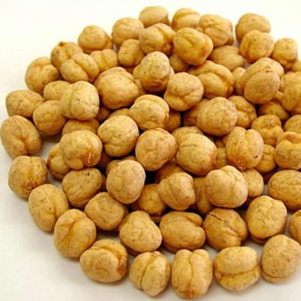 Yellow Roasted Chickpeas قضامة صفرا